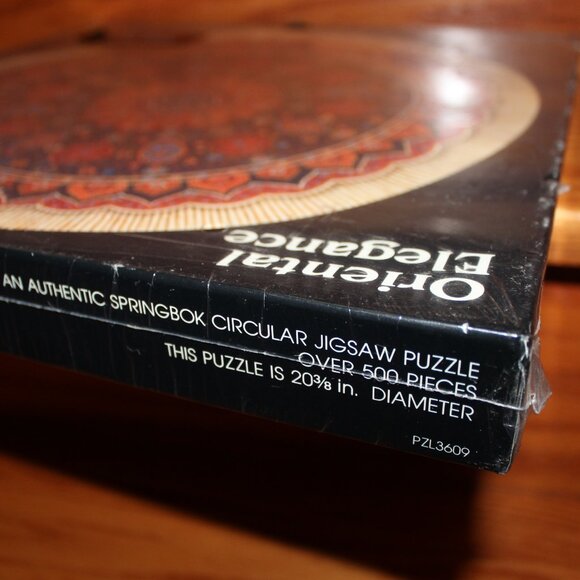 3/$188❤️sealed 1984 ORIENTAL ELEGANCE Springbok circular puzzle Tapestries - Picture 3 of 9